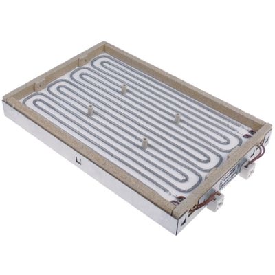 radiation heater rectangular 3500W 400V L 415mm W 275mm H 46mm heating circuits 2 connections 2