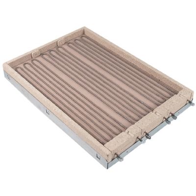 radiation heater rectangular 3450W 220V L 458mm W 320mm heating circuits 3 connections 3x 2