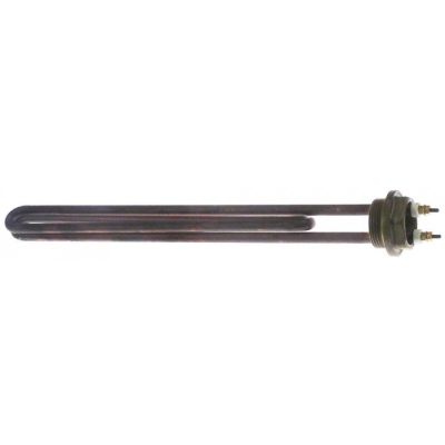 heating element 3000W 220V heating circuits 1 1¼" L 390mm W 31mm H 31mm tube ø 10mm connection M4