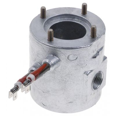 flow heater 800W 230V ø 80mm H 86mm connection male faston 6,3mm