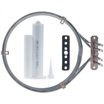 Kit rezistenta UNOX 4900 W,  230 V, 2 circuite, int. ø 224 mm, ext. ø 235 mm - 417556