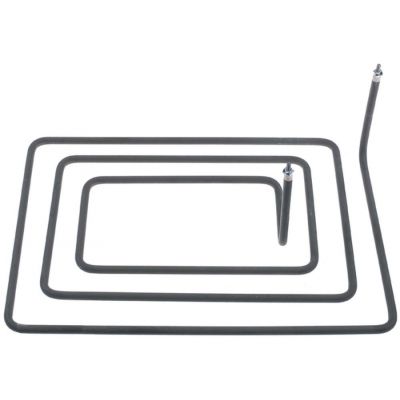 heating element 2000W 400V L 380mm W 265mm H 110mm tube ø 8,5mm mounting pos. outer connection M4