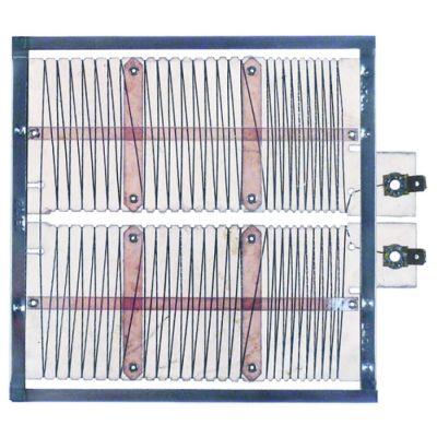 hot plate 370W 240V heating circuits 1 L 145mm W 145mm toaster connection male faston 6,3mm