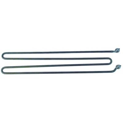 heating element 1750W 400V heating circuits 1 L 490mm W 95mm H 72mm W1 10mm W2 75mm M14x1,5