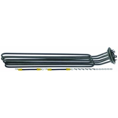 heating element 12000W 230V heating circuits 3 mounting ø round flange ø57,5mmmm L 460mm W 35mm