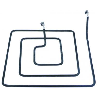 heating element 1000W 400V L 255mm W 255mm H 75mm tube ø 6,5mm mounting pos. centre connection M5