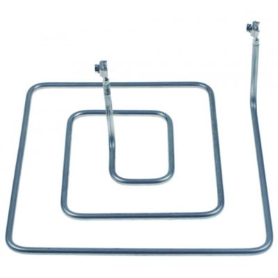 heating element 810W 400V L 225mm W 225mm H 75mm tube ø 6,5mm mounting pos. inner connection M5