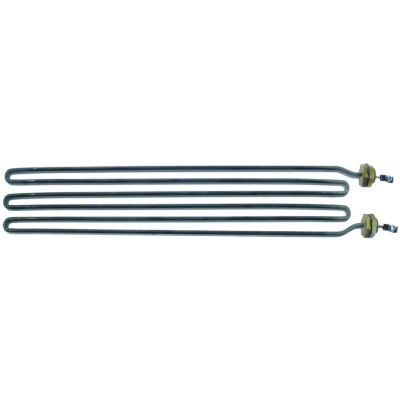 heating element 1260W 400V L 470mm W 85mm L1 10mm L2 25mm chargrill 2 hole fixing thread 1/2" - 419210