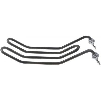 heating element 1450W 230V L 300mm W 100mm H 57mm connection M4 M14x1,5 tube ø 8,3mm 2 hole fixing