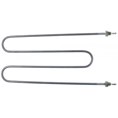 Rezistenta 1000W, 230V, L 415 x 198 mm, filete M14x1.5 mm, conector M4, tub ø 8,5 mm, bain marie - 420290