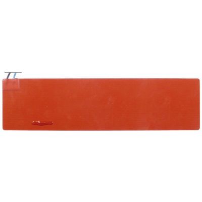 foil heating element L 360mm W 95mm 545W 230V silicone cable length 1750mm thickness 1mm - 420299