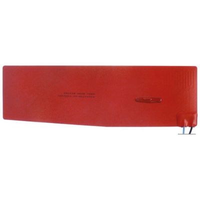 foil heating element L 288mm W 87mm 305W 240V silicone cable length 800mm thickness 1mm - 420355
