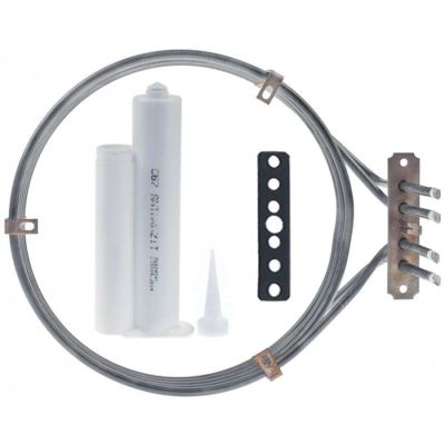 Kit rezistenta 4400 W 225 V, 2 circuite, Iint ø 224 mm, ext. ø 235 mm - 420399