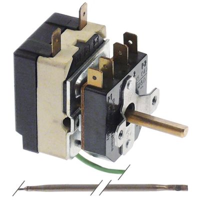 thermostat t.max. 300°C temperature range 50-300°C 1-pole 1NO 16A probe ø 3mm probe L 190mm - 420445