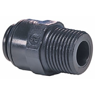 push-in fitting John Guest straight thread 1/4" BSPT pipe connection ø6mm - 440550