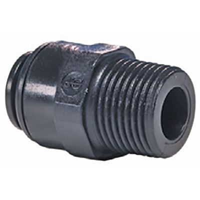 push-in fitting John Guest straight thread 3/8" BSPT pipe connection ø8mm - 440553