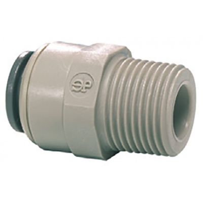 push-in fitting John Guest straight thread 3/8" BSPT pipe connection 5/16" - 440556