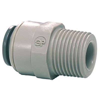 push-in fitting John Guest straight thread 3/8" BSPT pipe connection 1/2" - 440559
