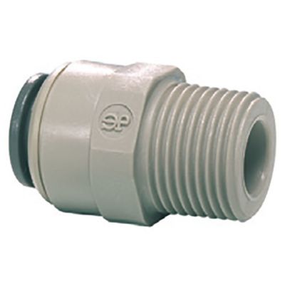 push-in fitting John Guest straight thread 1/4" NPTF pipe connection 1/4" - 440569