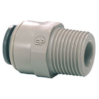 Racord rapid push-in John Guest, filet 1/4" NPTF, racord tub 3/8" - 440573