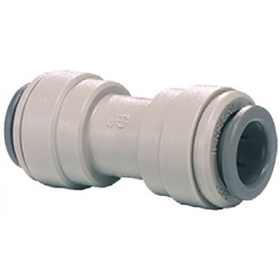 push-in fitting John Guest straight pipe connection 1/4" - 1/4" - 440613