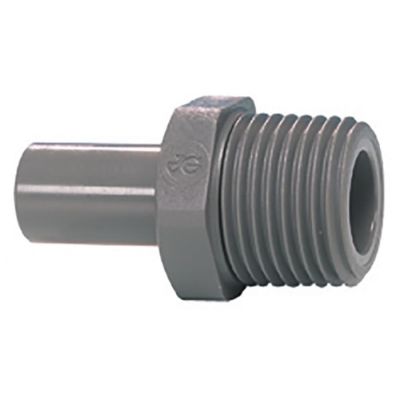push-in fitting John Guest straight thread 1/2" NPTF stub ø 1/2" - 440623