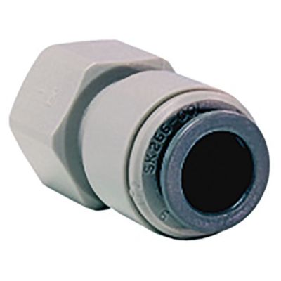 push-in fitting John Guest straight thread 7/16" UNF (1/4" FFL) pipe connection 5/16" - 440709