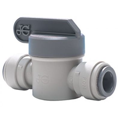 shut-off valve John Guest pipe connection 1/2" - 1/2" - 440718