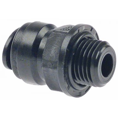 push-in fitting DMfit straight thread 1/4" BSP pipe connection ø8mm - 440809