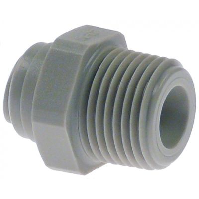 push-in fitting DMfit straight thread 3/8" NPTF pipe connection 1/4" - 440816