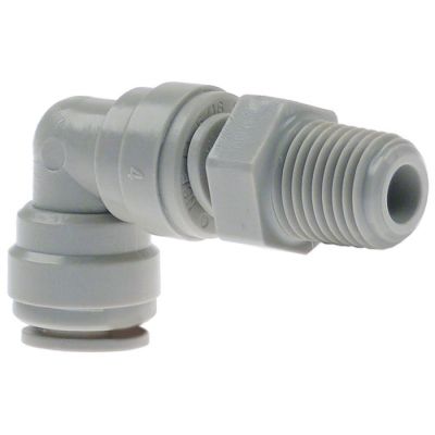 push-in fitting DMfit angled thread 1/4" BSPT pipe connection 1/4" - 440851