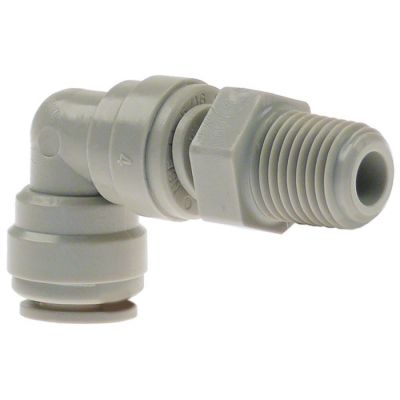 push-in fitting DMfit angled thread 1/4" BSPT pipe connection 5/16" - 440852