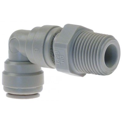 push-in fitting DMfit angled thread 3/8" BSPT pipe connection 5/16" - 440853