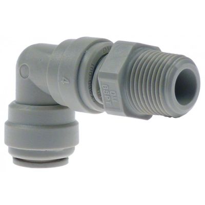 push-in fitting DMfit angled thread 3/8" BSPT pipe connection 3/8" - 440854