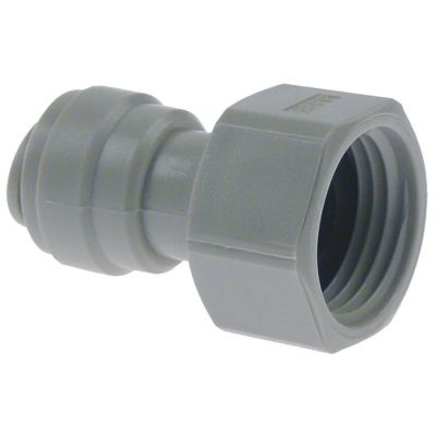push-in fitting DMfit straight thread 1/2" BSP pipe connection 3/8" sealing flat seal - 440871