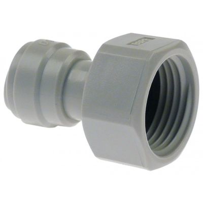 push-in fitting DMfit straight thread 5/8" BSP pipe connection 3/8" sealing flat seal - 440872