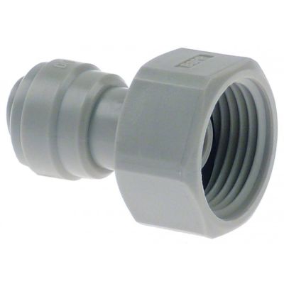 push-in fitting DMfit straight thread 5/8" BSP pipe connection 3/8" sealing with collet - 440873