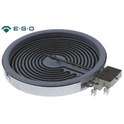 radiation heater round ø 200mm 1800W 400V heating circuits 1