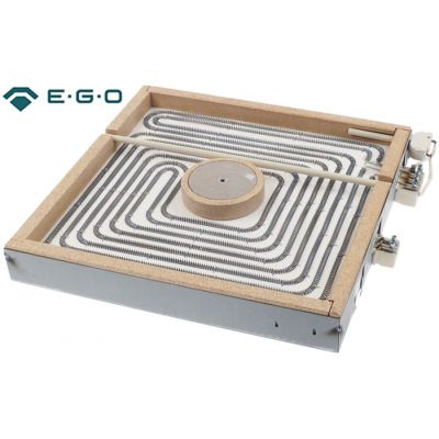 Rezistenta radianta 300 x 300 mm, 4000 W, 400 V, H 40 mm, cu senzor vas, pentru vitroceramica - 490202