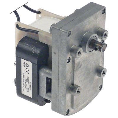 gear motor 230V voltage AC 50Hz 4rpm turn direction clockwise shaft ø 8mm L 95mm W 60mm - 499326