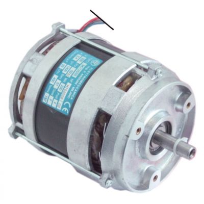 motor 0,2kW 230V 50/60Hz 1 phase shaft ø 14mm shaft length 35mm 1400rpm type MC125/55 ø 130mm