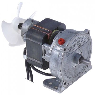 gear motor MERKLE 6W 115V 50Hz 39rpm shaft ø 8mm L 140mm W 85mm H 85mm for ice maker
