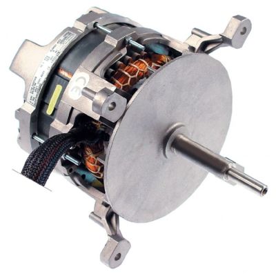 fan motor 230V 1 phase 50/60Hz 0,19kW 1400/1700rpm speeds 1 L1 145mm L2 51mm L3 35mm D1 ø 10mm
