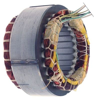 stator 400V 50Hz 4-pole 3 phase 1400rpm ø 150mm ID ø 83,6mm H 50mm with temperature protection