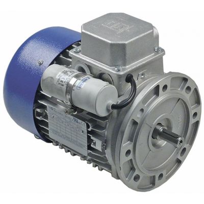 motor 0,75kW 230V 50Hz 1 phase shaft ø 14mm flange ø 160mm 1400rpm type M80BL4 ø 150mm H 200mm