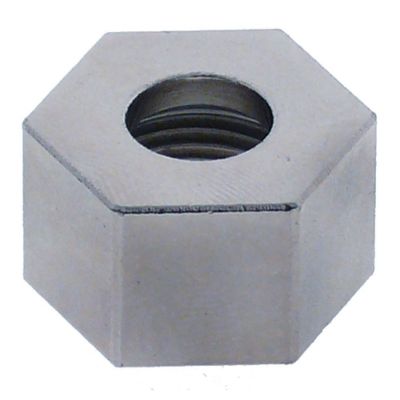 union nut 3/8" H 14mm steel zinc-coated WS 22 Qty 1 pcs ID ø 10,4mm