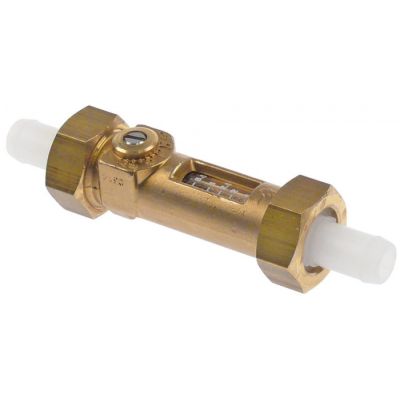flow controller flow rate up to 3.5l/min brass hose ø 3/4"mm t.max. 100°C L 80mm - 503172
