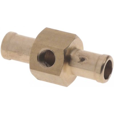 hose connector 1/8" IT grommet ø 13,5mm grommet length 28,5mm total length 58mm brass