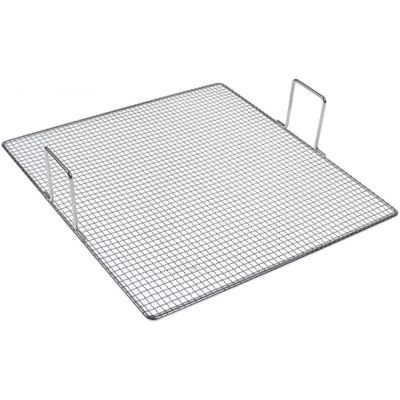 Plasa filtru pentru firimituri L 400x345 mm H 85 mm, otel cromat - 504335