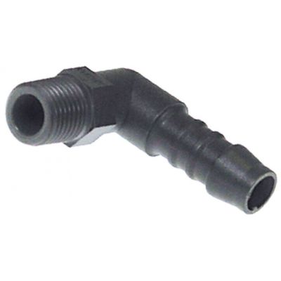 Racord ¼" cu cot, racord furtun 10 mm - 519277